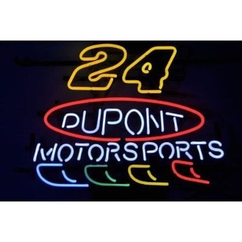 Custom 24 Dupont Motor Sports Neon Sign USA