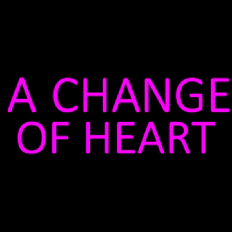 Custom A Change Of Heart Neon Sign USA