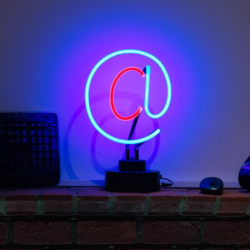 Custom AT Desktop Neon Sign