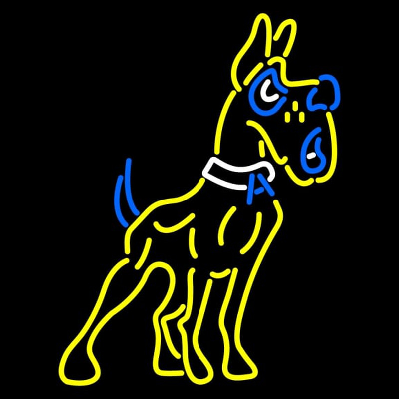 Custom Albany Great Danes Partial Pres Logo NCAA Neon Sign Neon Sign USA