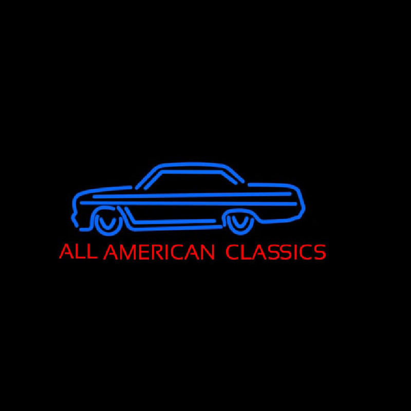 Custom All American Classics Neon Sign USA
