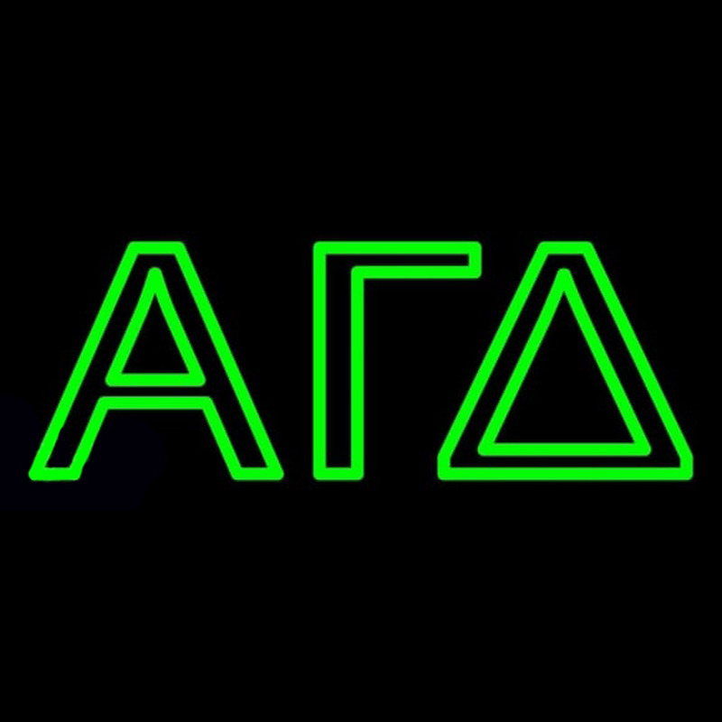 Custom Alpha Gamma Delta Neon Sign USA