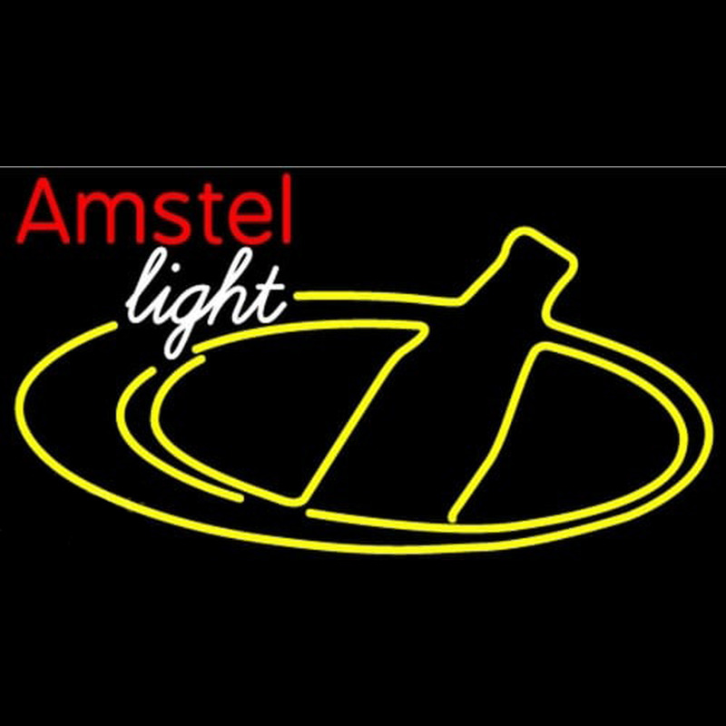 Custom Amstel Light Bottle Beer Neon Sign USA
