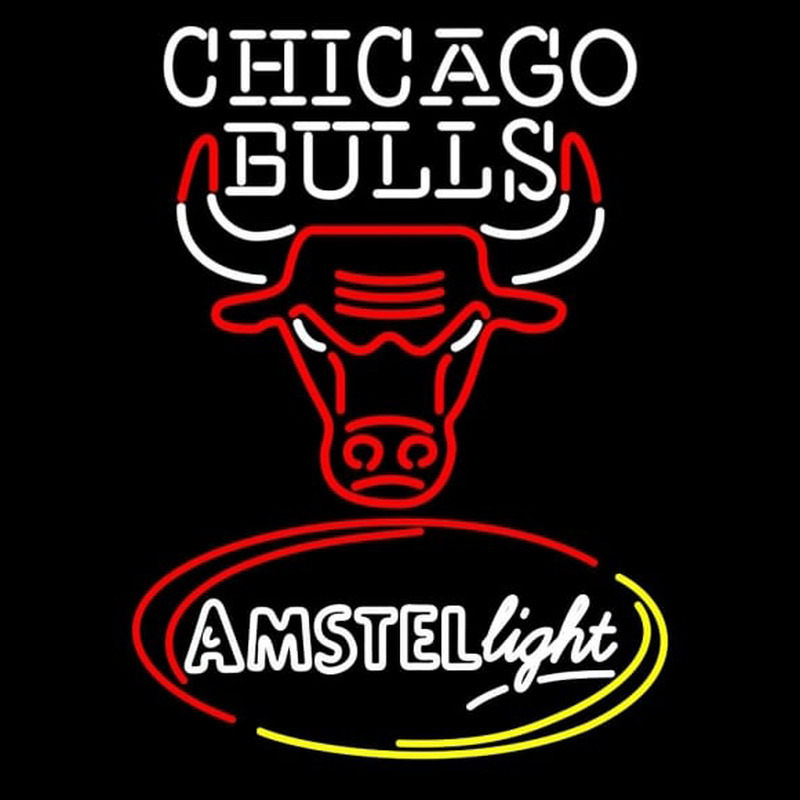 Custom Amstel Light Chicago Bulls NBA Beer Sign Neon Sign USA