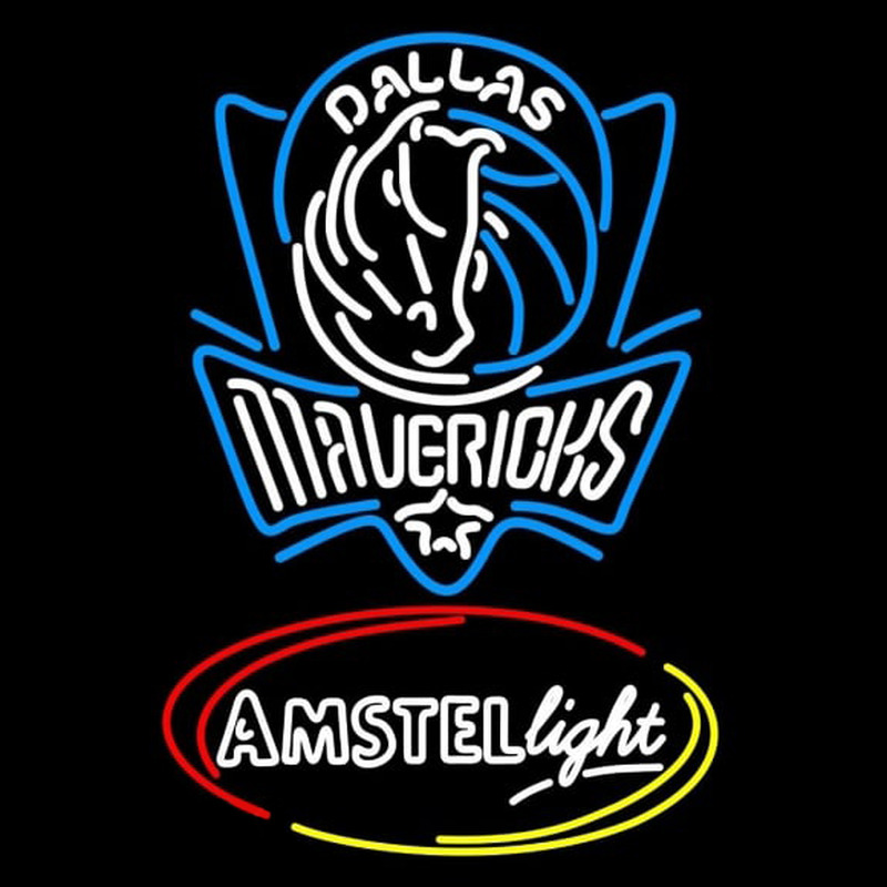 Custom Amstel Light Dallas Mavericks NBA Beer Sign Neon Sign USA