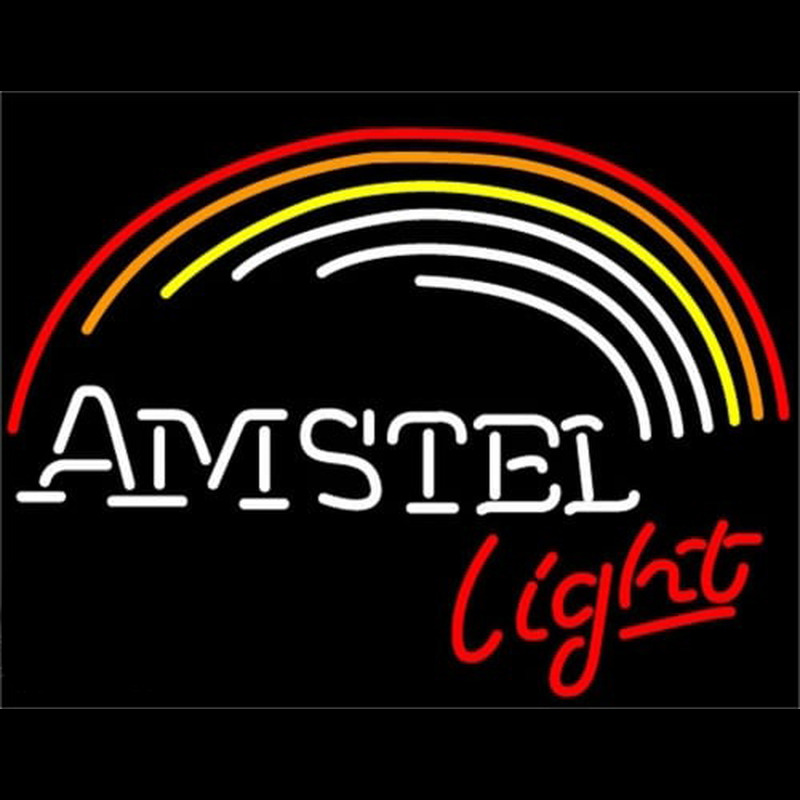 Custom Amstel Light Rainbow Neon Sign USA
