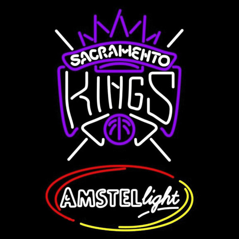 Custom Amstel Light Sacramento Kings NBA Beer Sign Neon Sign USA