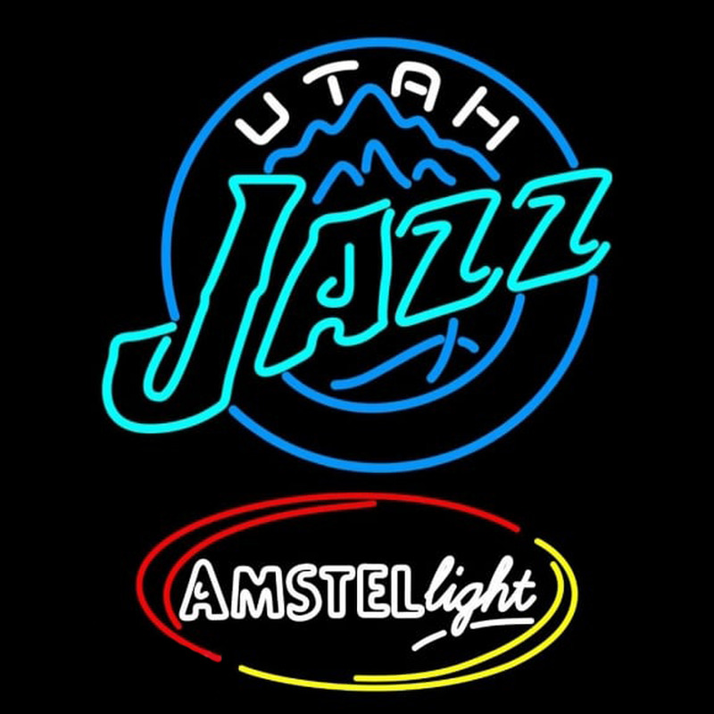 Custom Amstel Light Utah Jazz NBA Beer Sign Neon Sign USA