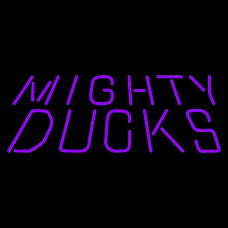 Custom Anaheim Ducks Wordmark 1993 94 2005 06 Logo NHL Neon Sign Neon Sign USA