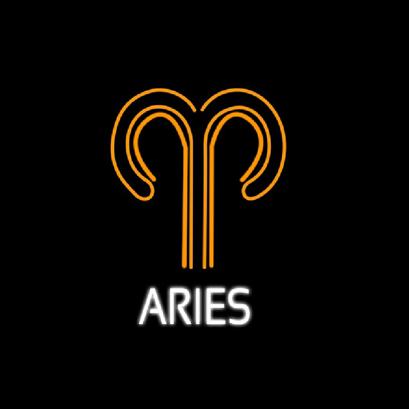 Custom Aries Icon Neon Sign USA