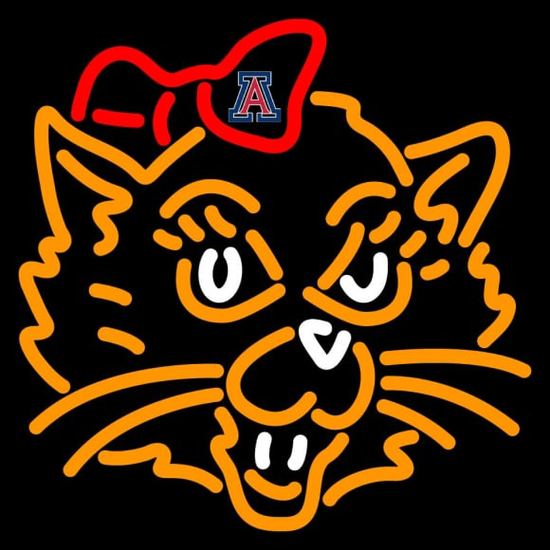 Custom Arizona Wildcats Mascot Pres Logo NCAA Neon Sign Neon Sign USA