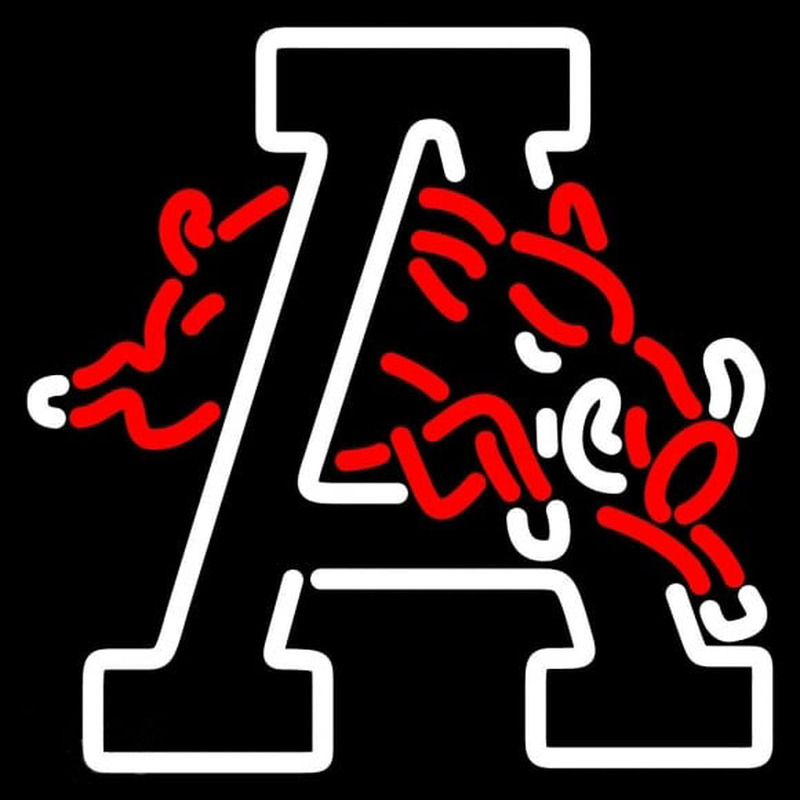 Custom Arkansas Razorbacks Alternate 1974 1993 Logo NCAA Neon Sign Neon Sign USA