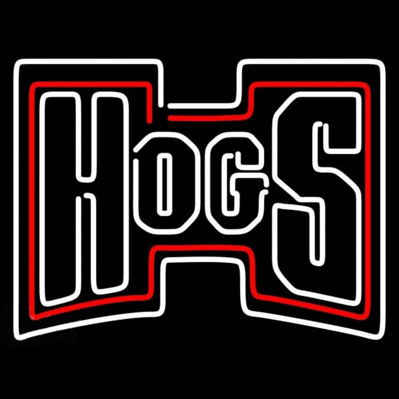 Custom Arkansas Razorbacks Wordmark 2001 2008 Logo NCAA Neon Sign Neon Sign USA