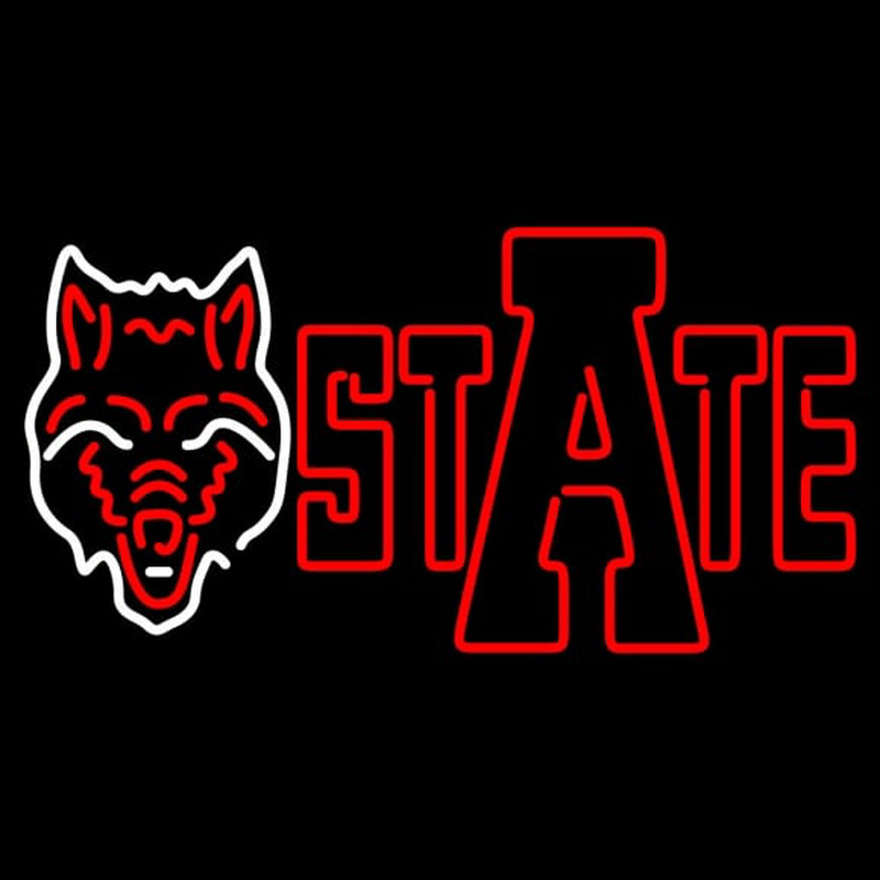 Custom Arkansas State Red Wolves Alternate Pres Logo NCAA Neon Sign Neon Sign USA