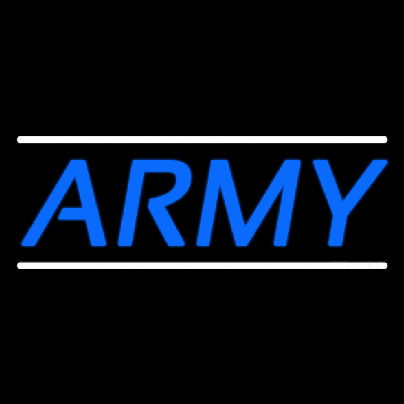 Custom Army Neon Sign USA