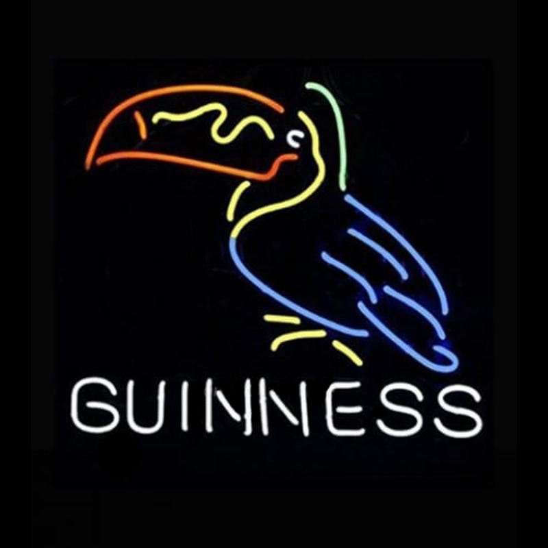 Custom Art GUINNESS TOUCAN Neon Sign USA