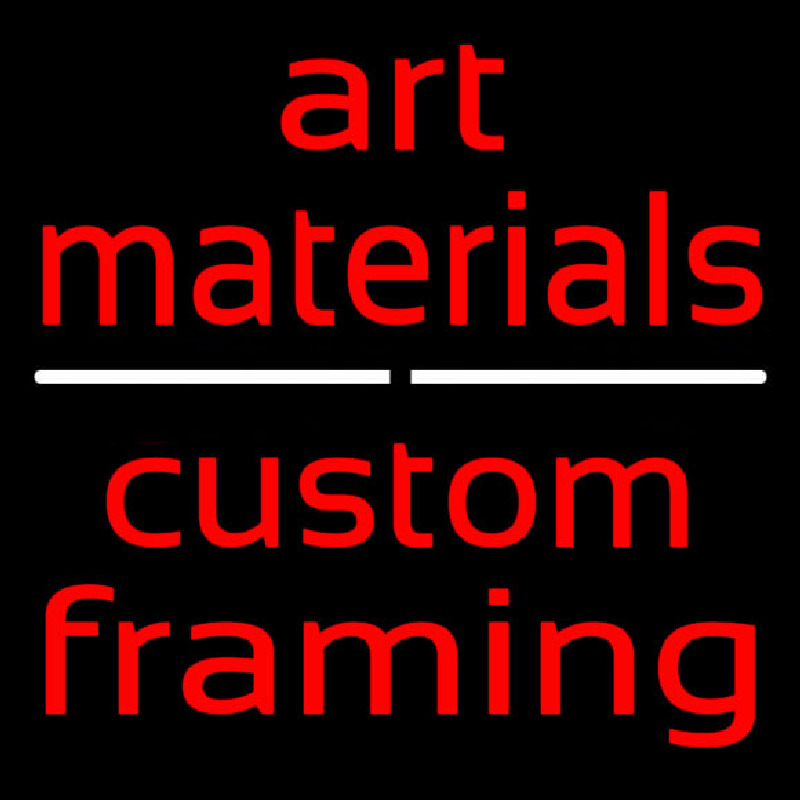Custom Art Materials Custom Framing Neon Sign USA