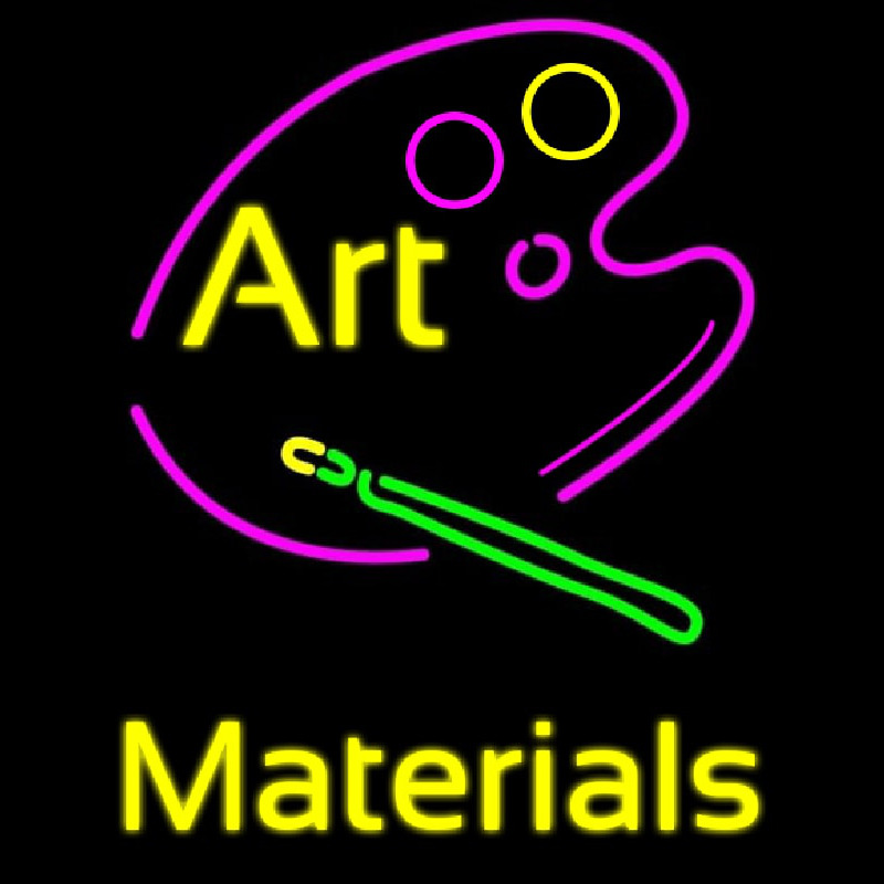 Custom Art Materials Neon Sign USA