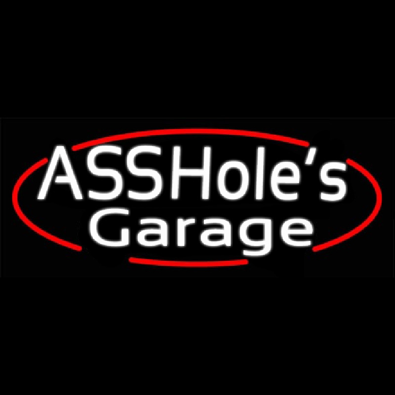 Custom Assholes Garage Neon Sign USA