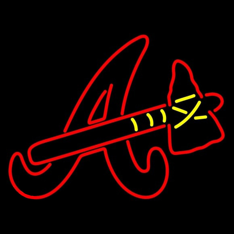 Custom Atlanta Braves Cap 2003 Pres Logo MLB Neon Sign Neon Sign USA