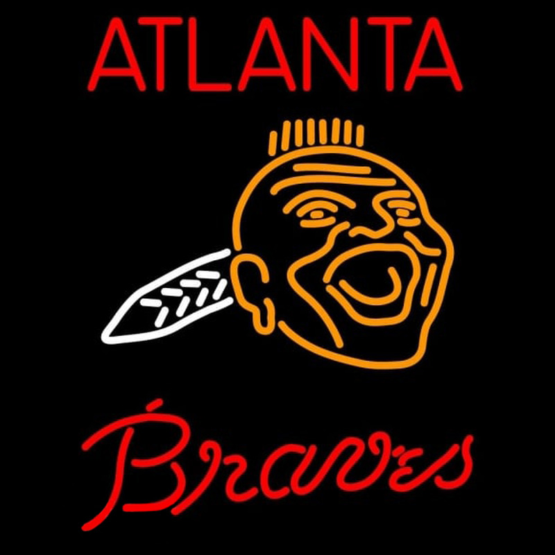 Custom Atlanta Braves Primary 1967 1971 Logo MLB Neon Sign Neon Sign USA