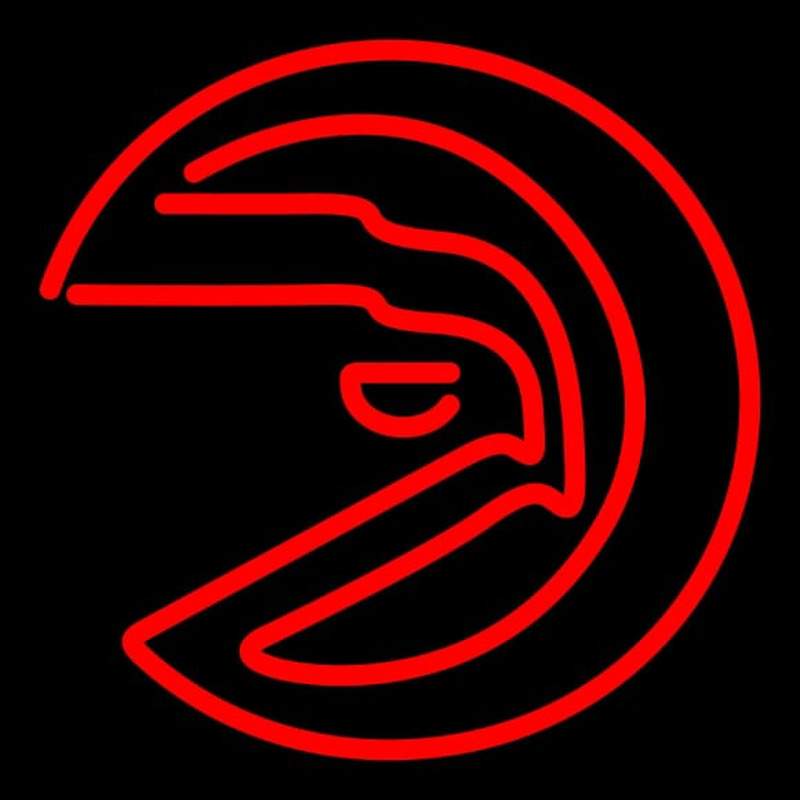 Custom Atlanta Hawks Alternate Logo NBA Neon Sign Neon Sign USA