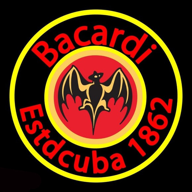 Custom Bacardi Estdcuba 1862 Rum Sign Neon Sign USA