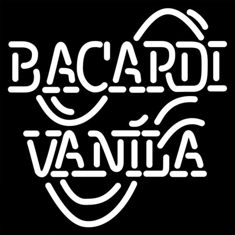 Custom Bacardi Vanila Rum Sign Neon Sign USA
