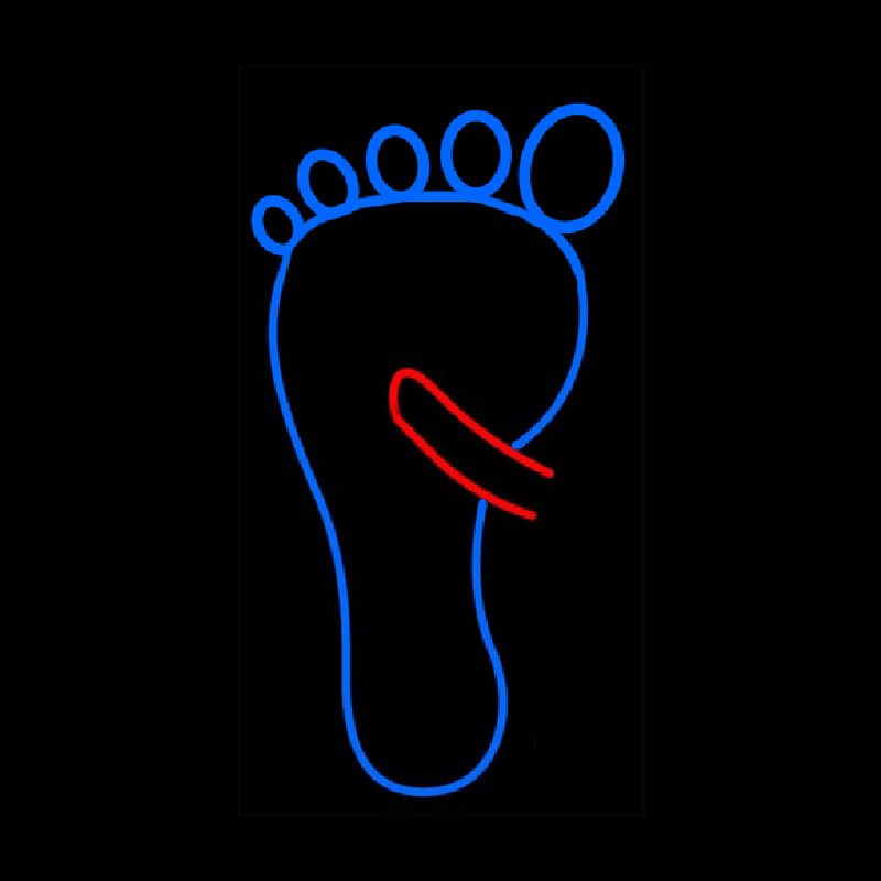 Custom Back Foot Rub Neon Sign USA