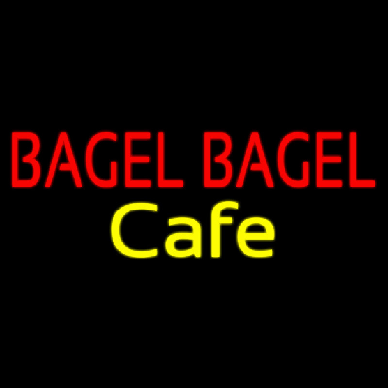 Custom Bagel Bagel Cafe Neon Sign USA