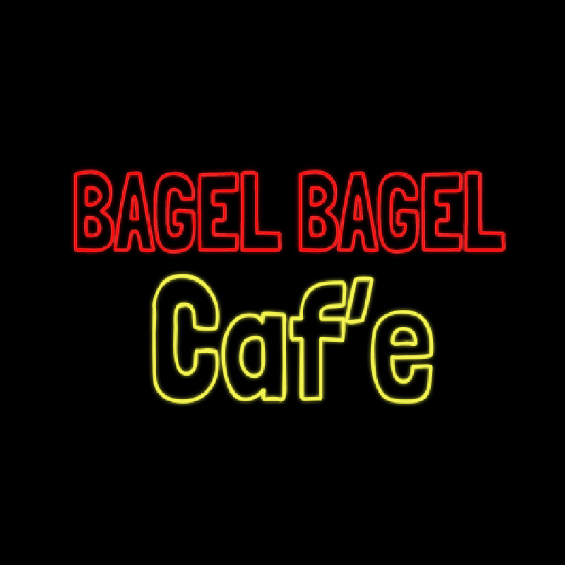 Custom Bagel Bagel Cafe Neon Sign USA