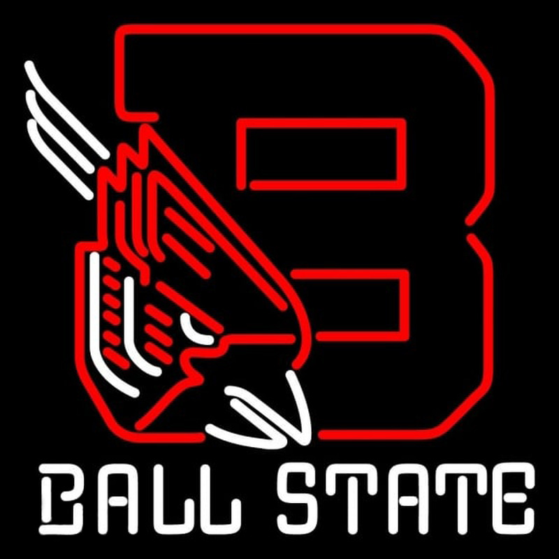 Custom Ball State Cardinals Alternate 1990 2008 Logo NCAA Neon Sign Neon Sign USA