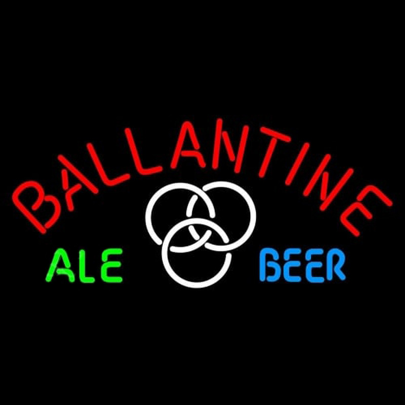 Custom Ballantine Ale White Beer Neon Sign USA