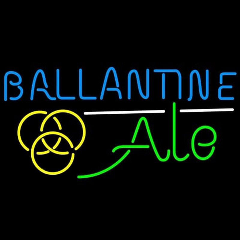 Custom Ballantine Ale Yellow Beer Neon Sign USA