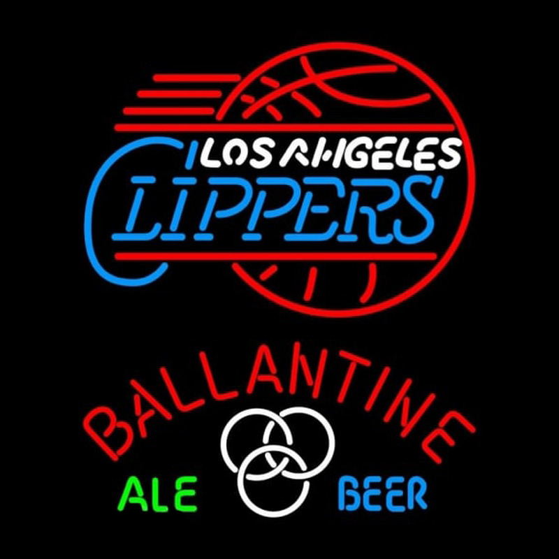 Custom Ballantine Los Angeles Clippers Beer Sign Neon Sign USA
