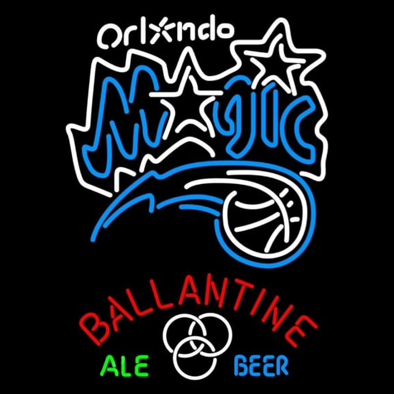 Custom Ballantine Orlando Magic NBA Beer Sign Neon Sign USA