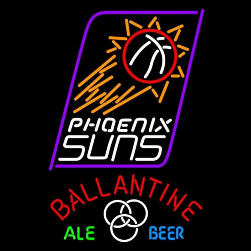 Custom Ballantine Phoenix Suns NBA Beer Sign Neon Sign USA