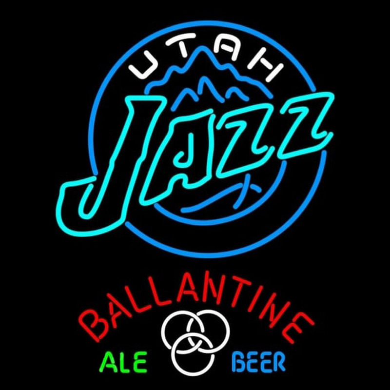 Custom Ballantine Utah Jazz NBA Beer Sign Neon Sign USA