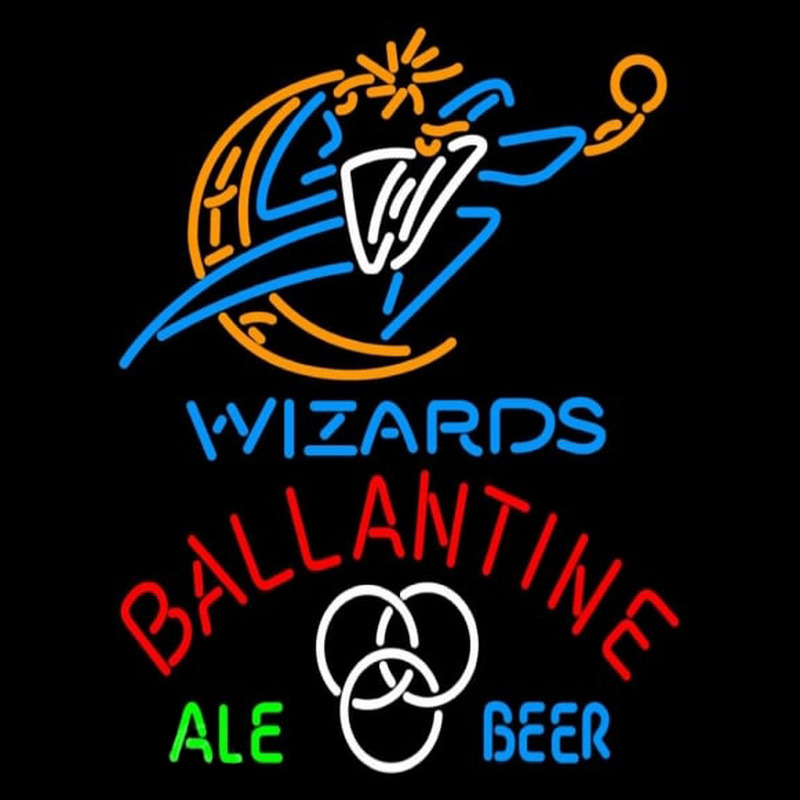 Custom Ballantine Washington Wizards NBA Beer Sign Neon Sign USA
