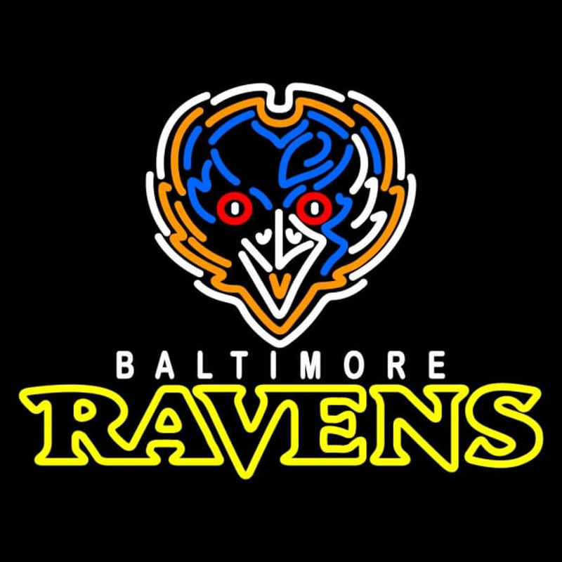 Custom Baltimore Ravens Alternate  Pres Logo NFL Neon Sign Neon Sign USA