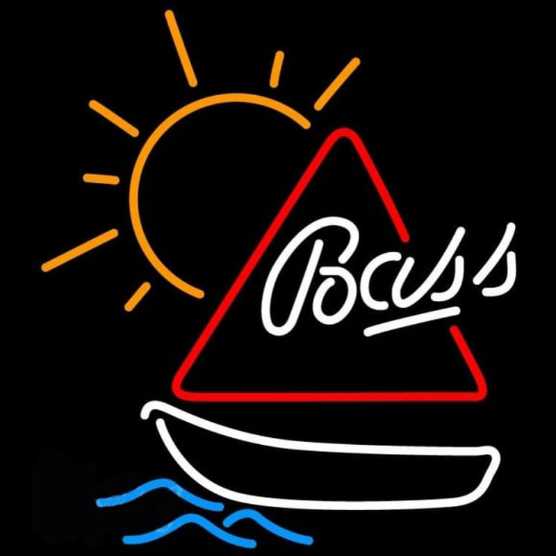 Custom Bass Sailboat Neon Sign USA