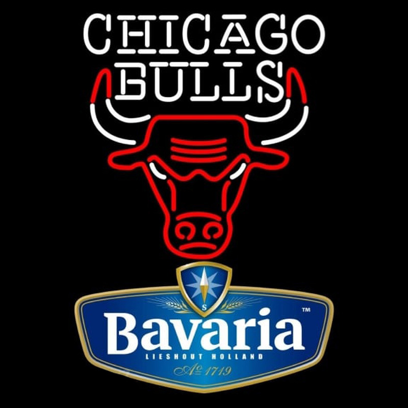 Custom Bavarian Chicago Bulls NBA Beer Sign Neon Sign USA