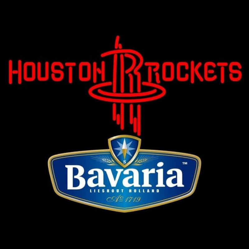 Custom Bavarian Houston Rockets NBA Beer Sign Neon Sign USA