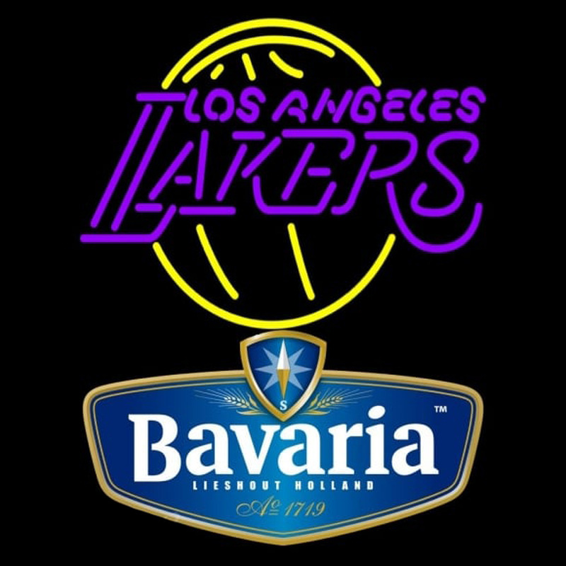 Custom Bavarian Los Angeles Lakers NBA Beer Sign Neon Sign USA