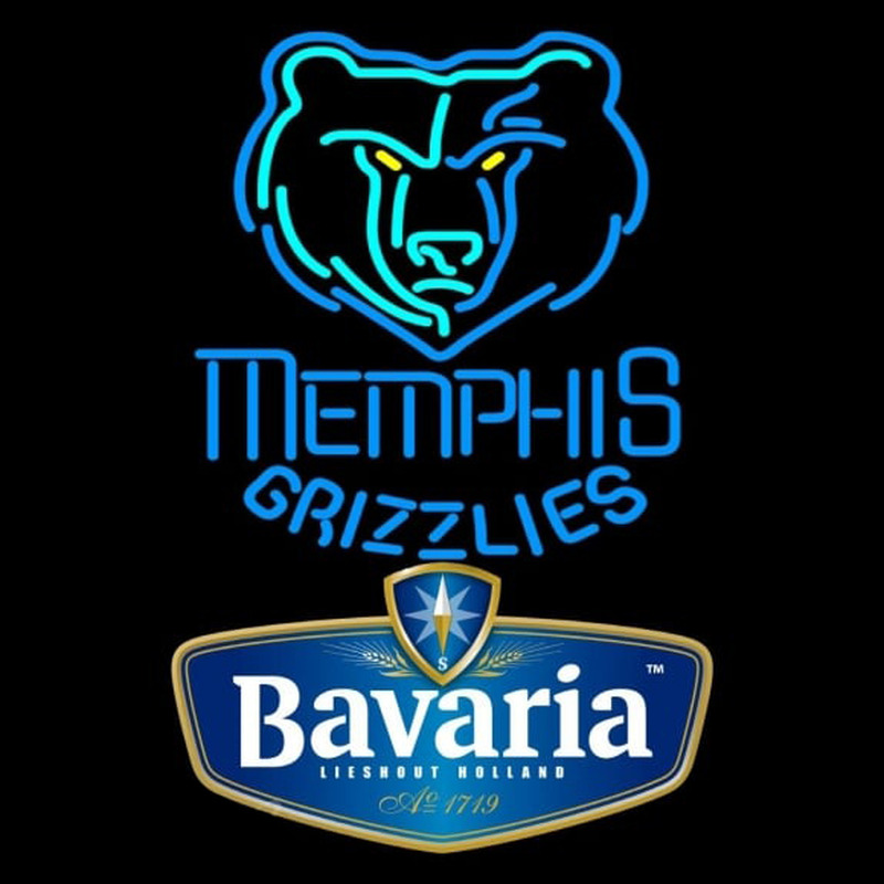 Custom Bavarian Memphis Grizzlies NBA Beer Sign Neon Sign USA