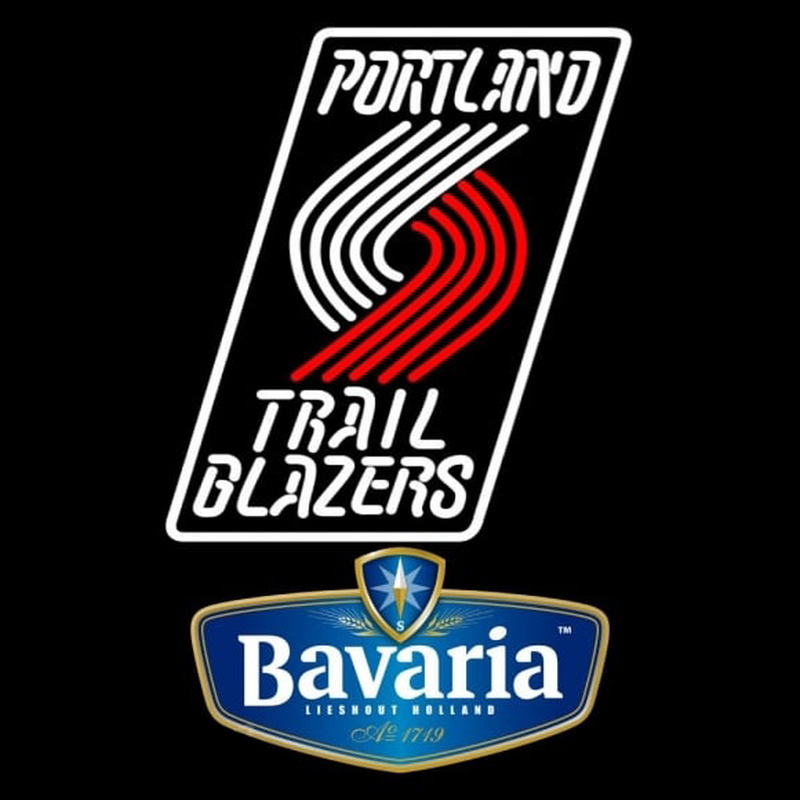 Custom Bavarian Portland Trail Blazers NBA Beer Sign Neon Sign USA