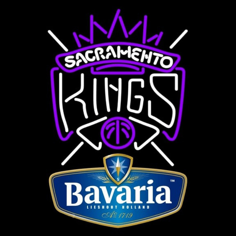 Custom Bavarian Sacramento Kings NBA Beer Sign Neon Sign USA