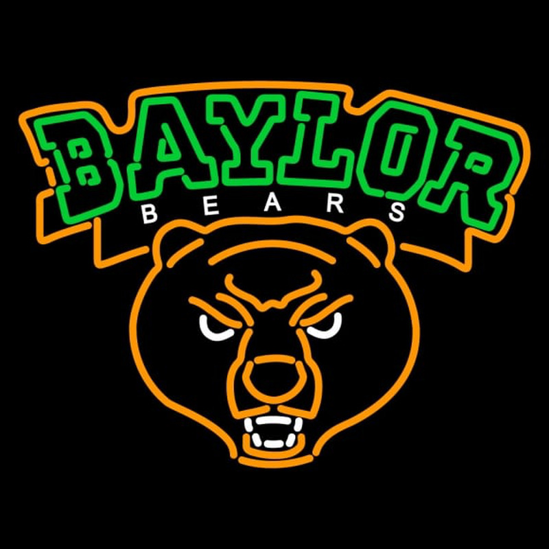 Custom Baylor Bears Alternate Pres Logo NCAA Neon Sign Neon Sign USA