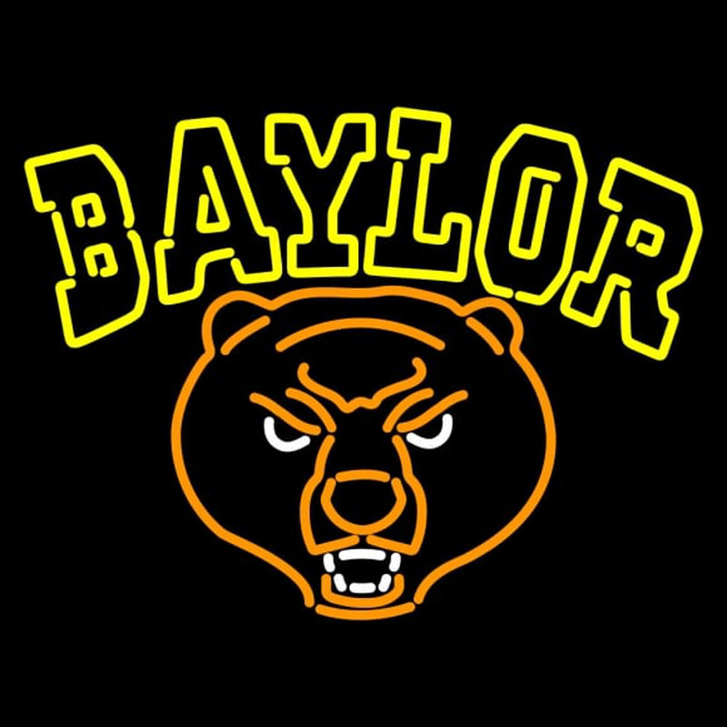 Custom Baylor Bears Alternate Pres Logo NCAA Neon Sign Neon Sign USA