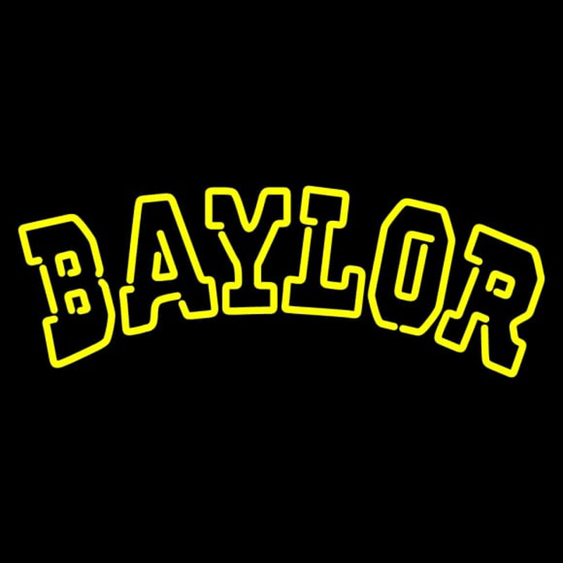 Custom Baylor Bears Wordmark Pres Logo NCAA Neon Sign Neon Sign USA